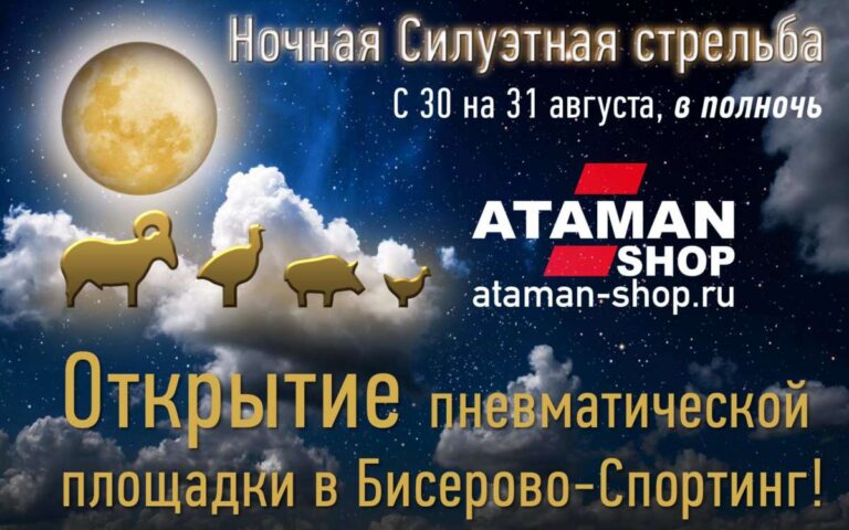 ВПЕРВЫЕ! Ночная силуэтная стрельба