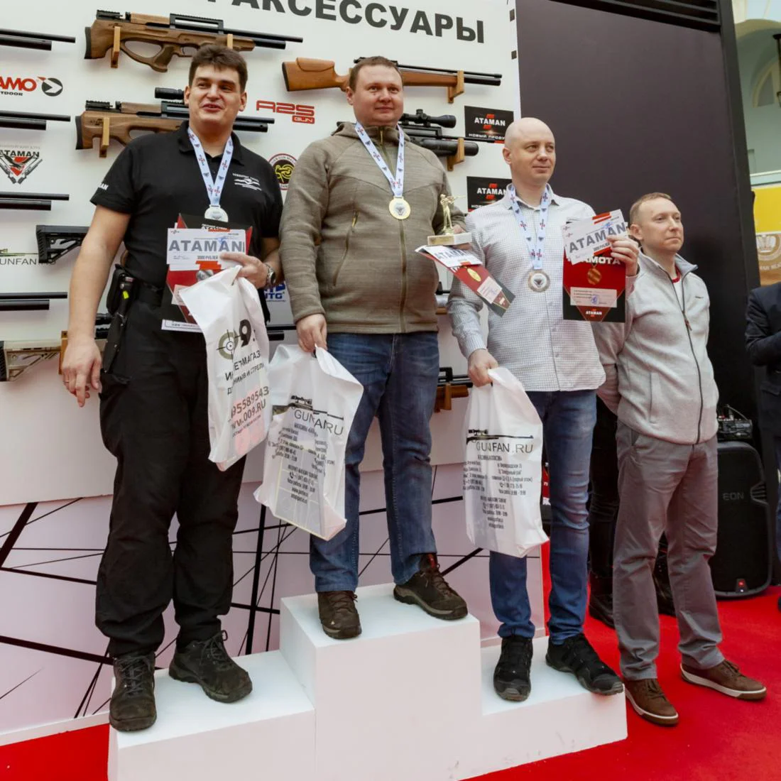 Награждение призёров Летнего Кубка СК Атаман