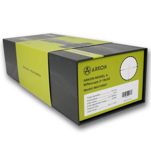 Оптический прицел Arkon Model A 3-18x50 FFP Оптический прицел Arkon Model A 3-18x50 FFP — изображение 14