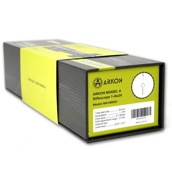 Оптический прицел Arkon Model A 1-8x24 FFP — изображение 10