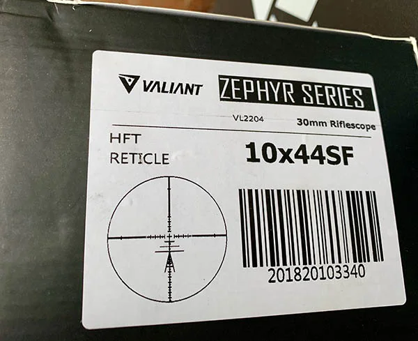 Оптический прицел Valiant Zephyr 10x44 HFT — изображение 15