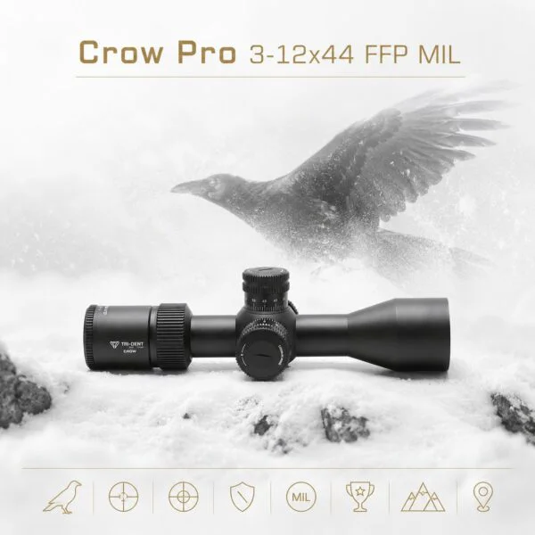 Карабин АТАМАН M20 650 с оптическим прицелом Tri-dent Arms Crow Pro 3-12х44 FFP — изображение 12