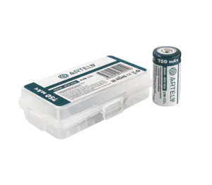 Аккумуляторная батарея RCR123 ARTELV 3.7V Li-Ion 750 mAh