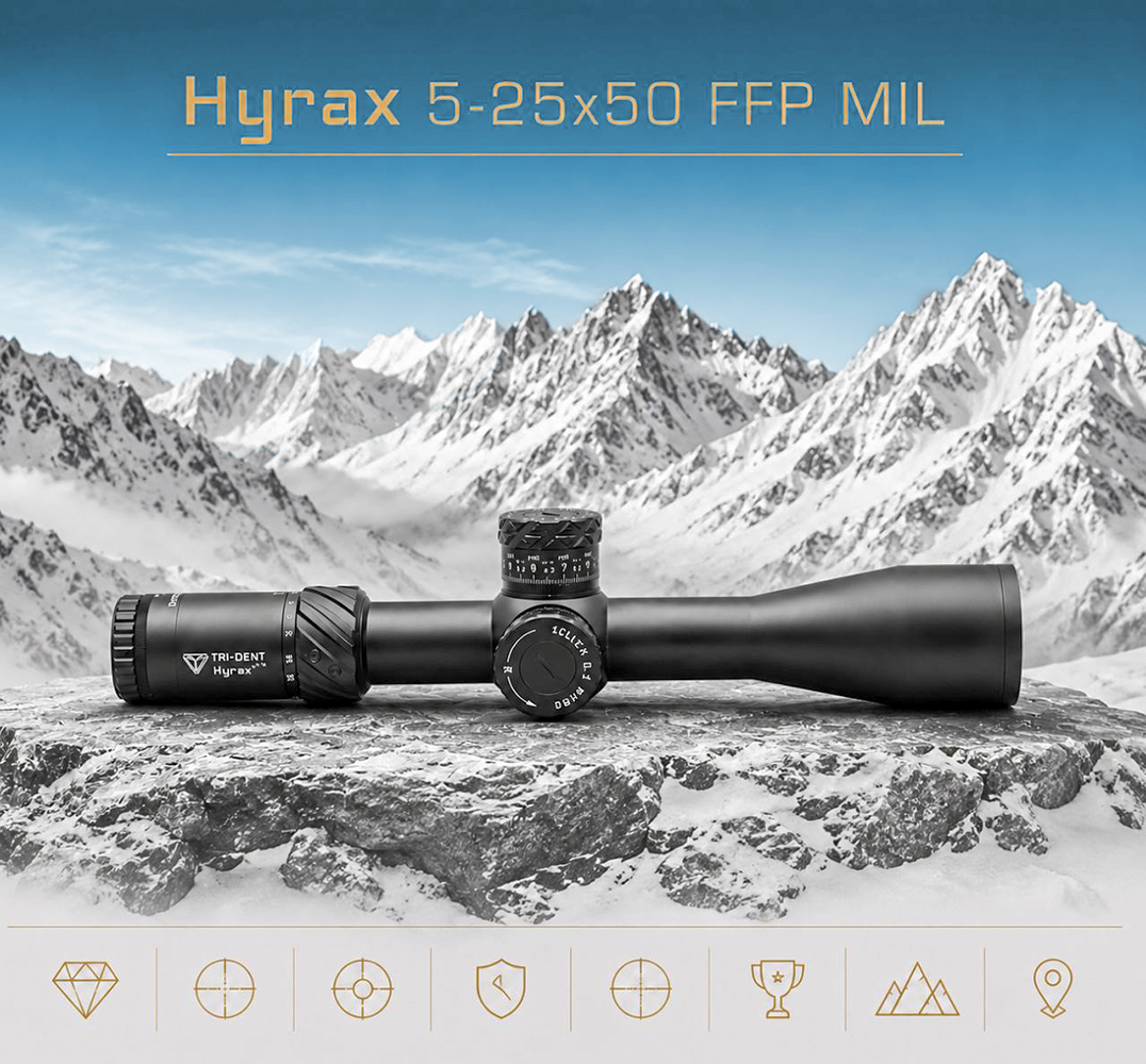 Оптический прицел Tri-dent Arms Hyrax 5-25x50ffp Tri-dent Arms Hyrax 5-25x50ffp